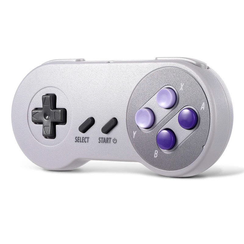 2.4GHz Wireless SNES Controller Gamepad + USB Receiver Compatible with