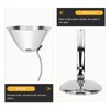 Ciieeo 1pc Elegant Stainless Steel Cocktail Goblet Wine Cup for