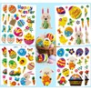 Easter Stickers, Fyvadio 12 Sheets 180 Pieces Easter Bunny Stickers