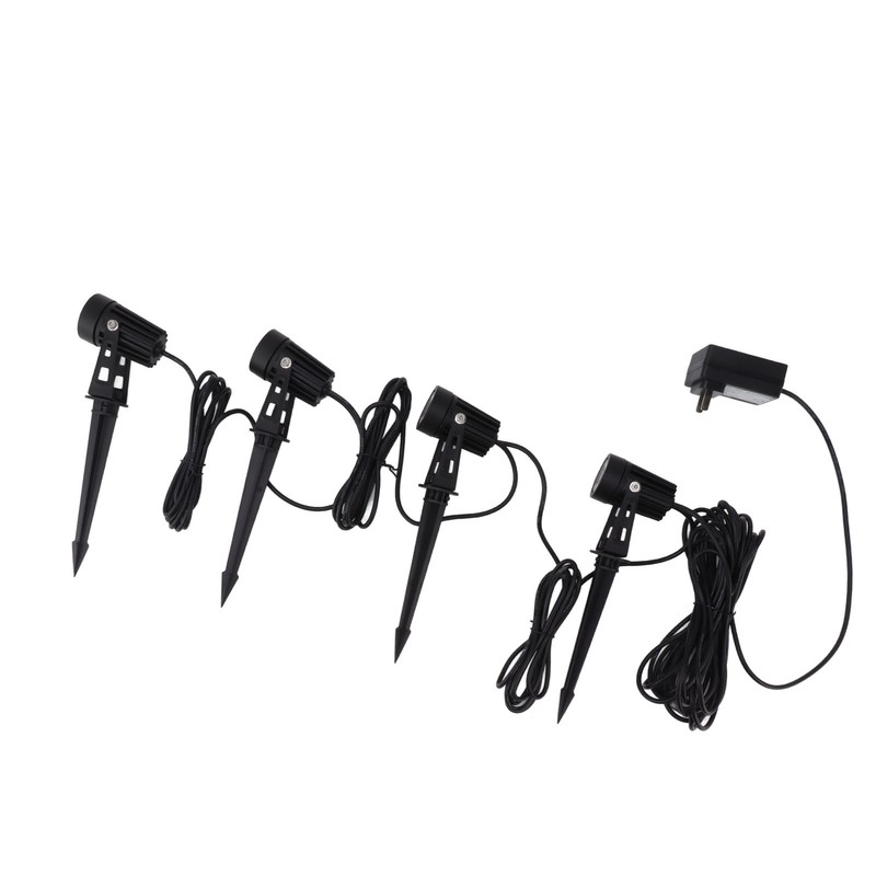 4 in 1 Garden Spotlight RGB Colorful Remote APP Control