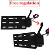 Motorcycle Rear Side License Plate Bracket Holder with LED Light