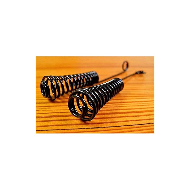 Fireplace Replacement Black Hanging Mesh Curtain Screens Two (2) Panels