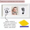 BabySquad Baby Prints Newborn Handprint and Footprint Picture Frame Keepsake