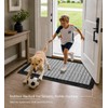 eqivei Kitchen Rugs, Non Slip Washable Kitchen Mat Set of