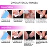 MouyouGlow Press on Nails Short, Square Pink Glaze Plain Fake