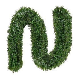 Christmas Garland Green Garland Artificial for Party Holiday Wedding Greenery Decorations, Home Garden Indoor Outdoor Use