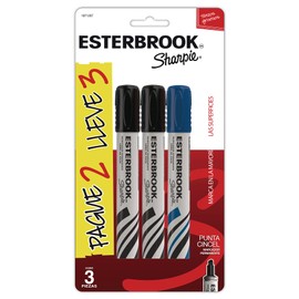 SHARPIE 1871207 Esterbrook Marcador Permanente Grueso Pague 2 Lleve 3