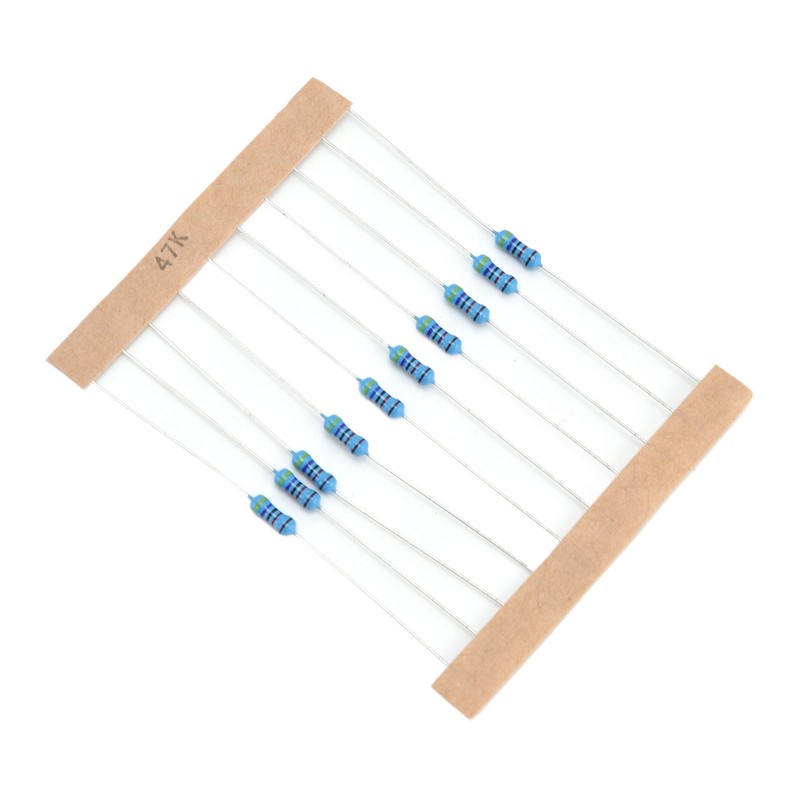 1450Pcs Metal Film Resistor Kit 145 Values Assortment 1~1MΩ 1/4W