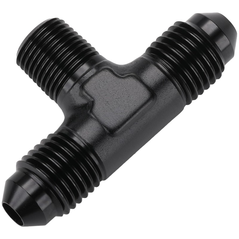Podavelle 4AN Male Flare Tee to 1/8 NPT on Side