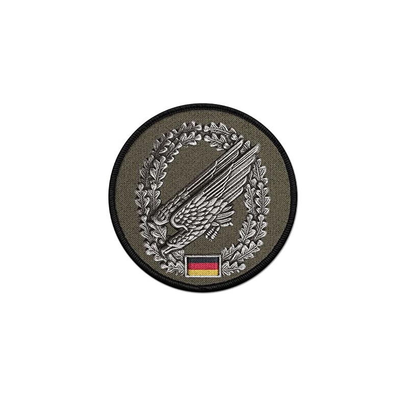 Copytec #38612 Paratroopers Beret Badge German Army Olive Eagle Germany