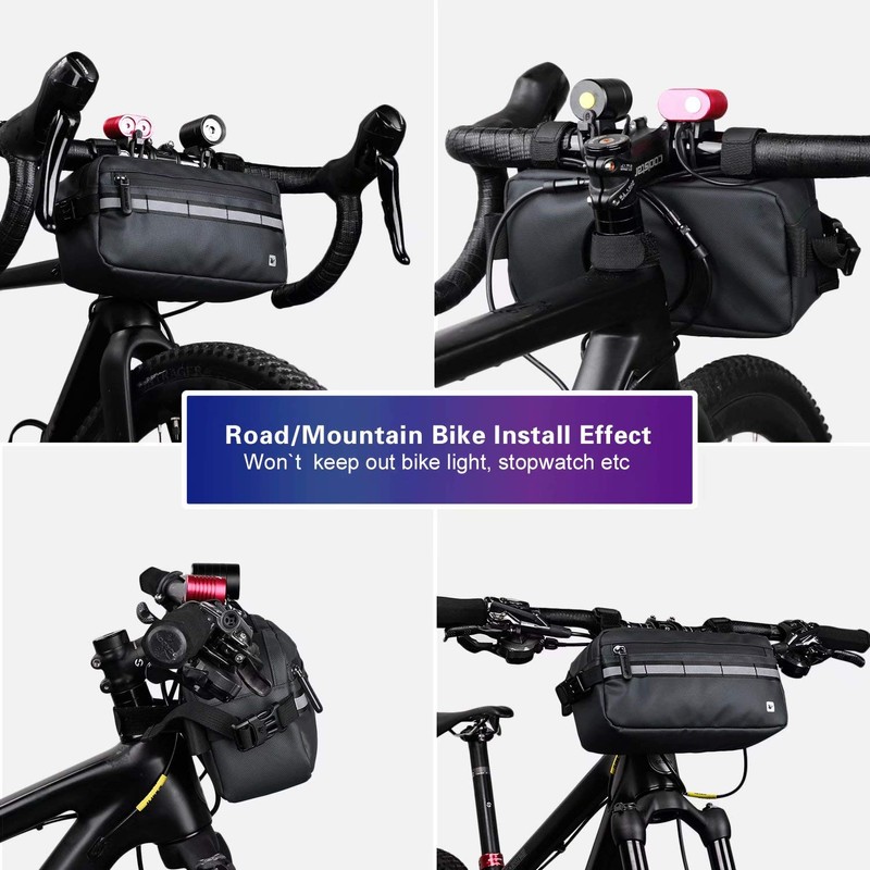 Rhinowalk Multifunction Bike Handlebar Bag Front Bag Bicycle Frame Bag