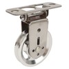 Pulley Wheel Bidirectional Rust Proof Silent Rotation Traction Wheel for