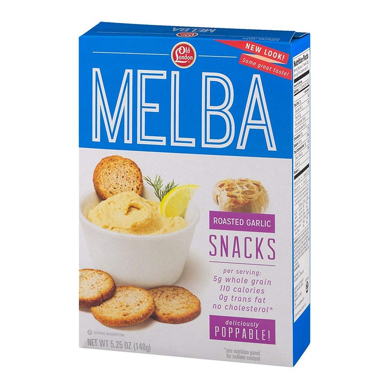 Old London Melba Snacks, Roasted Garlic 5.25 ounce (1 Count)