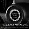 JUSTTOP 2PCS Car Bling Crystal Rhinestone Engine Start Ring Decals,