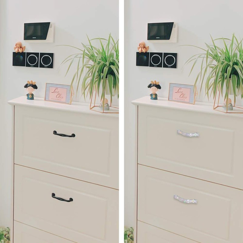 SAVORI Drawer Pulls Handle Bling Crystal Dresser Cupboard Closet Cabinet