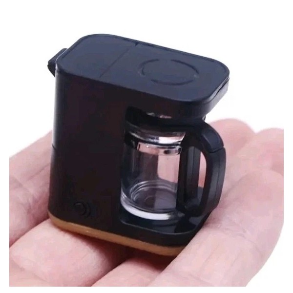 Unbranded Dollhouse Miniatures 1:12 Coffee Maker Machine 10 Cup Simuation