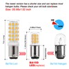 Ziomitus BA15D 12 Volt LED RV Camper Interior Light Bulbs,1076