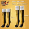 FITTEE Novelty Funny Crazy Chicken Feet Socks Knee-High Turkey Socks