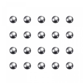 sourcing map 200pcs 7mm Carbon Steel Bearing Balls Precision Polished