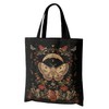 Horadaily Canvas Tote Bag, Divination Style Reusable Shoulder Tote Bag