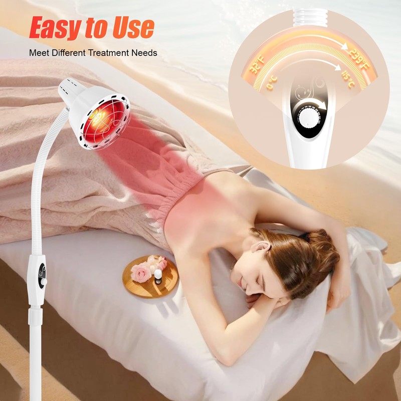 Kathring Infrared Light, 275W 50-60 Hz Near Red Light Heat