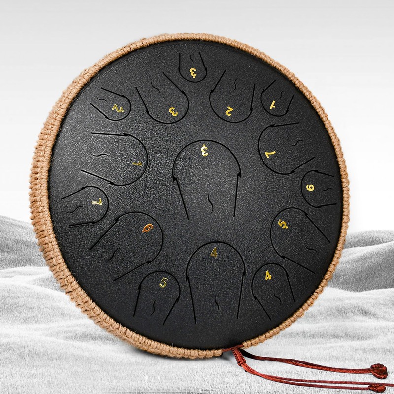 Steel Tongue Drum - 14 Inch 15 Note Tongue Drum