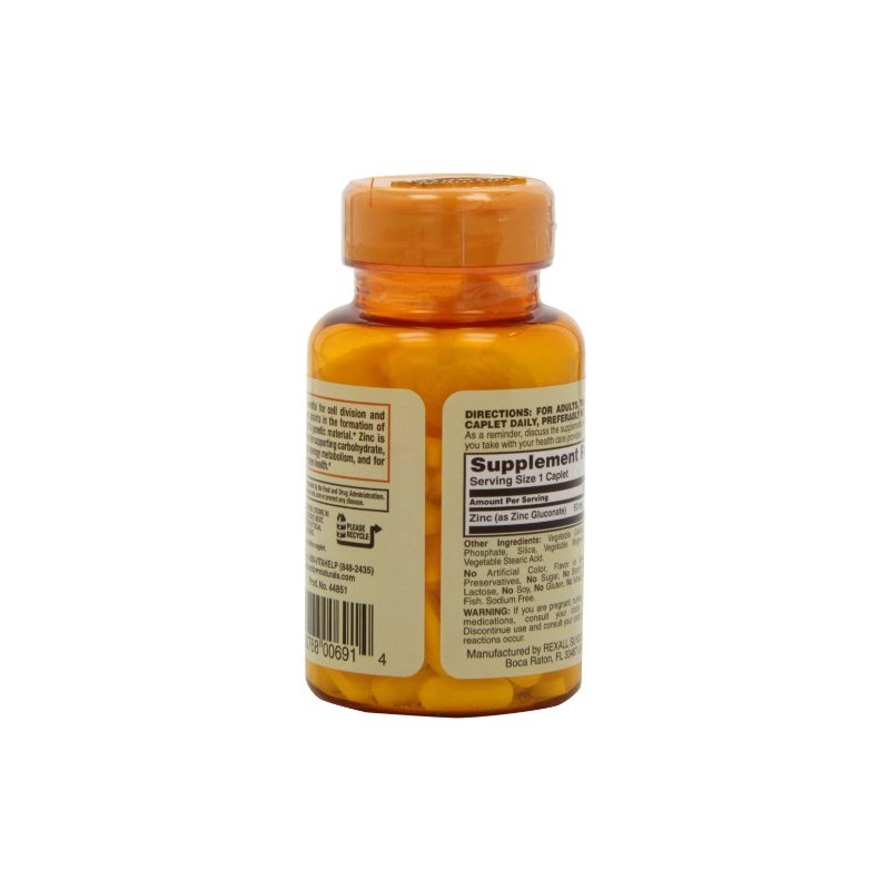 Sundown Sundown High Potency Zinc 50 mg, Tablets, 100 tablets