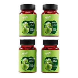 Apple Cider Vinegar Gummies Formulated to Support NormaEnergy Levels & Gut Health-Supports Digestion,Detox &Cleansing Vitamin Supplement:_4pcs