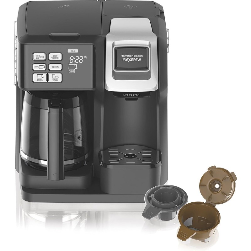 Hamilton Beach Flexbrew 2-Way Single Serve Coffee Maker, 12 Cup,