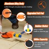 Floor Gap Fixer Tools with Suction Cup, Rubber Mallet Hammer,