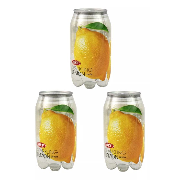 OKF Sparkling Bebida Coreana Variedad Sabores 350ml Okf 3 Pzs