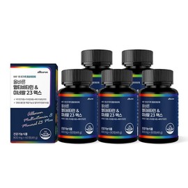 upright 5 Correct Multivitamin Mineral 23 Max 60 tablets (total 300 tablets, 10 months supply) / 올바른 멀티비타민미네랄 23 맥스 60정 5개 (총 300정 10개월분)