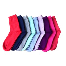 iMongol Pure Cashmere Women Men Unisex Ankle Short Causal Thick Socks, Smooth Toes and Heel Sewed by Handwork (US 5-10, LakeBlue)