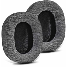 TRANSTEK Earpads Ear Cushion for Arctis Pro, Arctis 7/5/3/1, Arctis 9X, Arctis 7X, Arctis 7P, RIG 800 Series, ATH M50X, M40X, MDR-7506 V6 I Thicker Memory Foam (Grey Fabric)