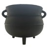 Crystalo - Black Painted Cast Iron Cauldron Size- 7 "D