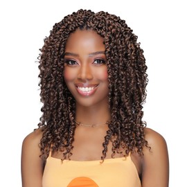 Bobbi Boss Crochet Braids HB101 Boho Passion Twist 10" (1-Pack, Jet Black 1)