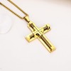 Yonhon Men's Cross Necklace for Men