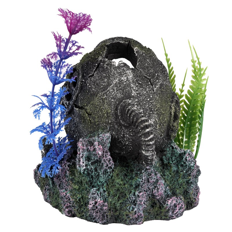 Pet Ting Lost Diving Helmet Aquatic Ornament - Aquarium Decoration