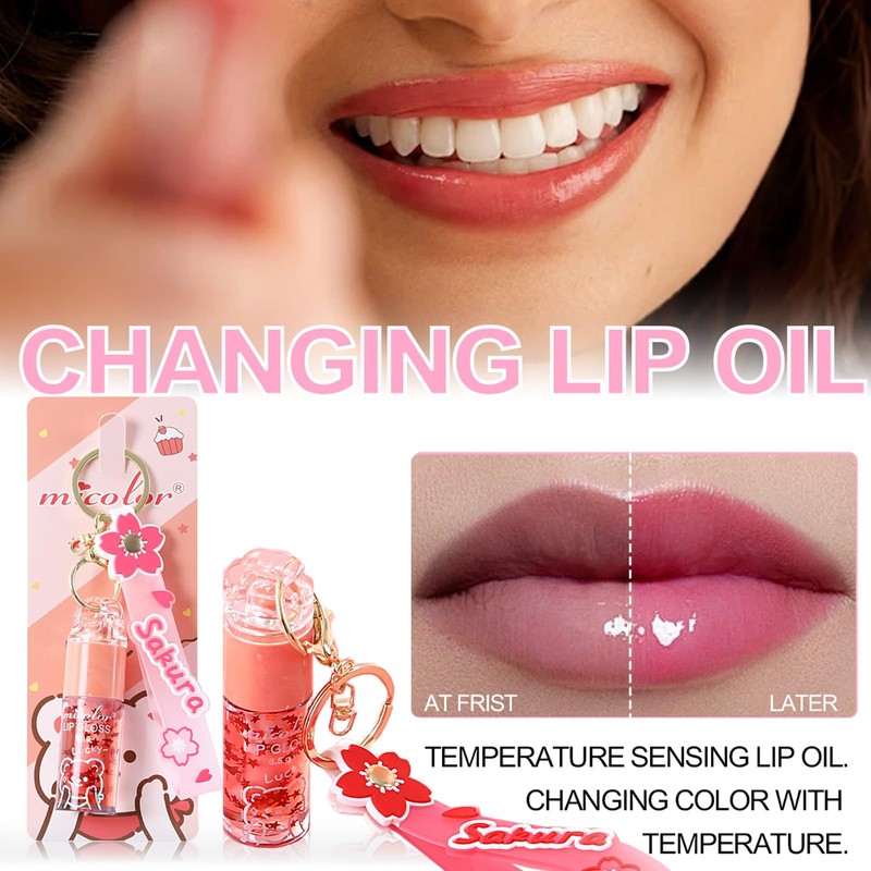 3 Colors Hydrating Lip Gloss Set, Glossy Shimmer High Shine