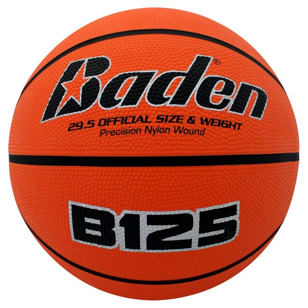 Baden Official Deluxe Rubber Basketball, 29.5-Inch