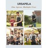 ursapela Canvas Work Apron for Men Women with 3 Pockets