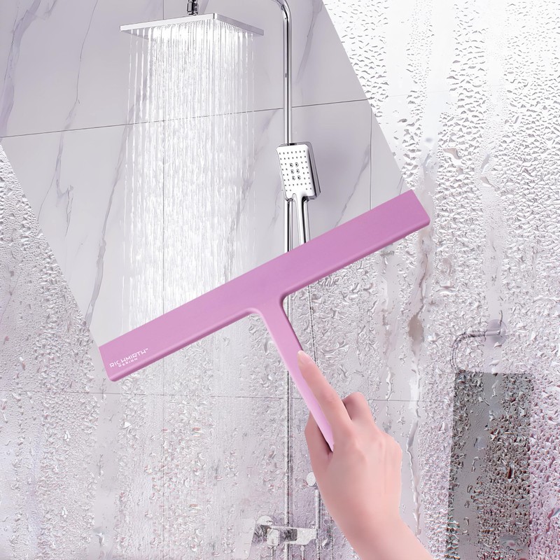 Shower Squeegee with Silicone Hook, 11" Inch Width All Purpose