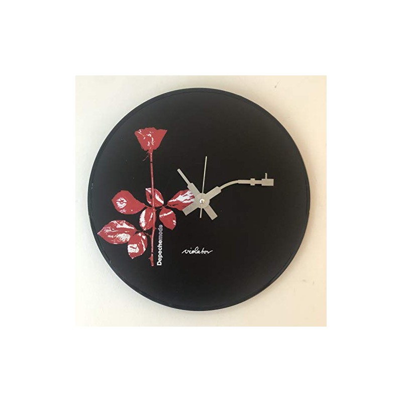Iconic Depeche Mode vinyl record wall clock