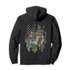 Camo American Flag German Shorthaired Pointer Dog Lover Pullover Hoodie