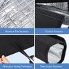 4 Sets 3 Layers HVAC Copper Pipe Insulation Cover 72x10.2