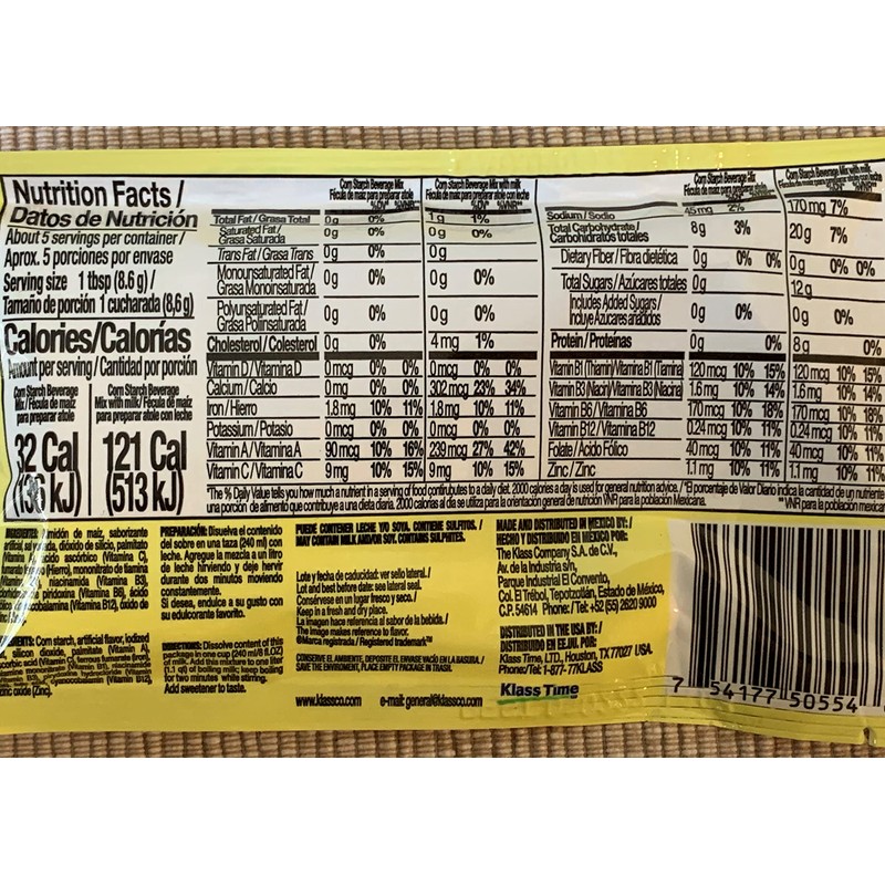 Klass Atole Rice Pudding / Arroz con Leche (Pack of