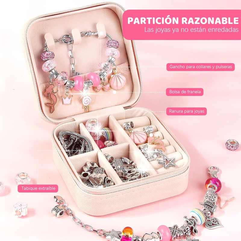 Kit de Pulseras para Niña，Sebami Kit de 66 Pcs Para