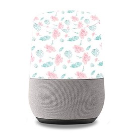 MightySkins Protective Vinyl Skin Decal for Google Home wrap cover sticker skins Flower Power White