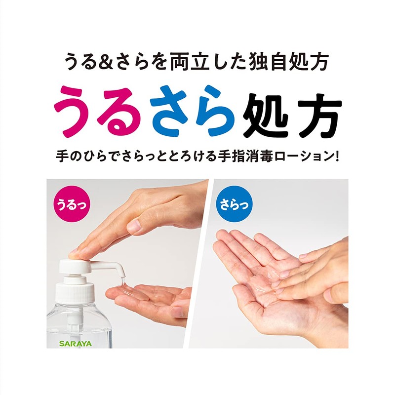 Saraya Alsoft Hand Disinfection Lotion, Portable, 2.4 fl oz (60