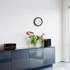 TFA Dostmann Analogue Wall Clock 60.3547.20 Radio-Controlled Clock Metal Frame